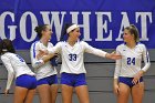 Volleyball vs MHC  Wheaton Women's Volleyball vs Mount Holyoke College. - Photo by Keith Nordstrom : Wheaton, Volleyball